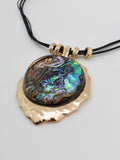 Robert Lee Statement Necklace with Sterling Silver & Gold Plating
