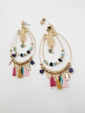 BCBGeneration Golden Pineapple Earring with Mini Tassel Brigade