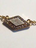 Baublebar Blush Gold Diamond Shaped Necklace