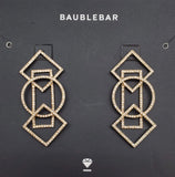 Baublebar Gold Lace Geometric Earrings