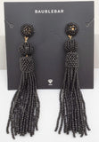 Baublebar Black Seed Bead Duster Earrings
