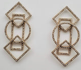 Baublebar Gold Lace Geometric Earrings