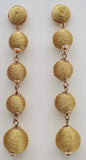 Baublebar Gold Hanging Earrings Super Lightweight Duster Spheres
