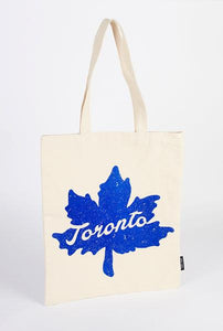 Blue Toronto Maple Leaf Tote Bag
