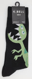 K.BELL Men's Lizard Socks Shoe Size 6.5-12
