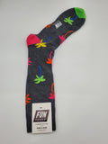 Fun Socks Palm Tree King Size 13-16 Socks