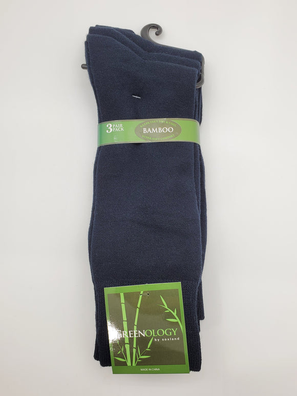 Greenology By Soxland Blue Color 3 Pair Socks For Any Gender