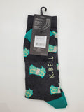 K.Bell $100 Dollar Bill Money Design Men's Socks