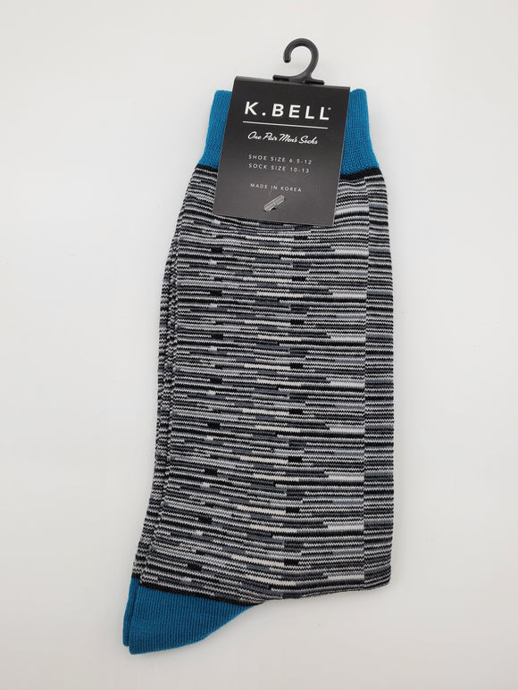 K.Bell TV Fuzz Men's Dress Socks