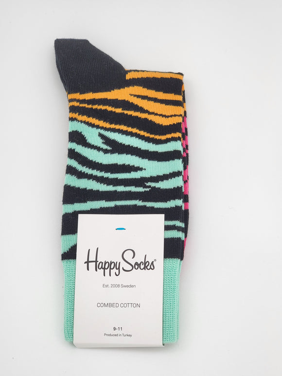 Happy Socks Multi Color Animal Print Design Socks