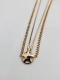BCBGeneration Double Chain Gold Color Necklace with Star Charm