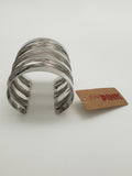 Silver Color Indian Inspired Cuff Bracelet