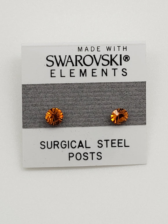 SWAROVSKI Elements Stud Earrings with Real Swarovski Crystals