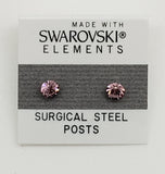 SWAROVSKI Elements Stud Earrings with Real Swarovski Crystals