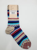Happy Socks Pink/Blue Combed Cotton Socks