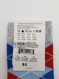 Happy Socks Blue/Red/White Combed Cotton Socks