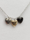 Hope Love Peace Ensemble Hearts Necklace