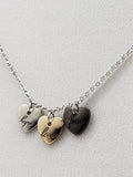 Hope Love Peace Ensemble Hearts Necklace