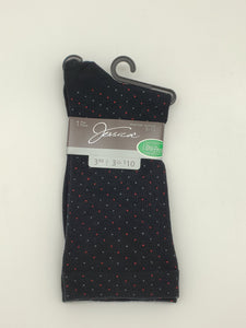 Jessica Black with Dots socks