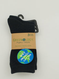Greenology Organic Cotton 3 Pair Socks