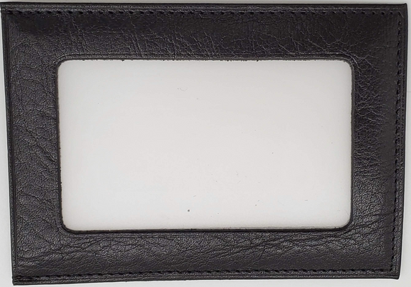 Black Color ID Card Window Wallet