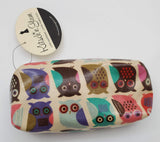 Kitsch'n Glam Cahoots Colorful Owl Design Cosmetic Bag