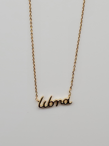 Libra Astrology Brass Necklace