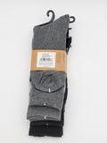 G.H. Bass & Co. 3 Pairs With 4th Pair Free Black And Grey Socks