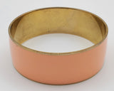 Rustic High Gloss Pink And Gold Bracelet