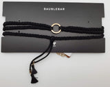Baublebar Black and Gold Circle Choker Necklace
