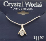 Crystal Works Cubic Zirconia Beautiful Necklace