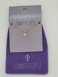 Jennifer Lopez Golden Circle With Stones Necklace