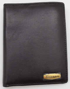 Rosemary Black Color Wallet With 2 Photo Card Place