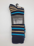 Aston Grey 3 Pairs Men Socks