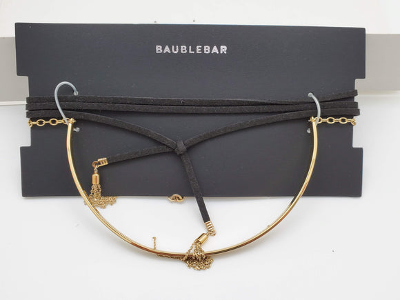 Baublebar Gold SemiCircle Necklace
