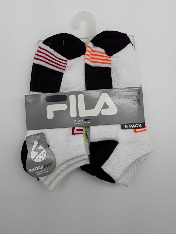 FILA 6 Pack Shock Dry Women's Ankle Socks