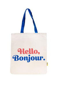 Hello Bonjour Tote Bag