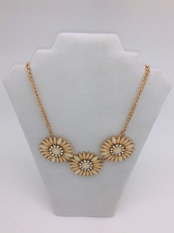 Gold Color Flower Jewelry