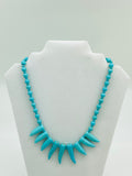 Turquoise Color Beaded Necklace in different styles
