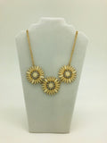 Gold Color Flower Jewelry